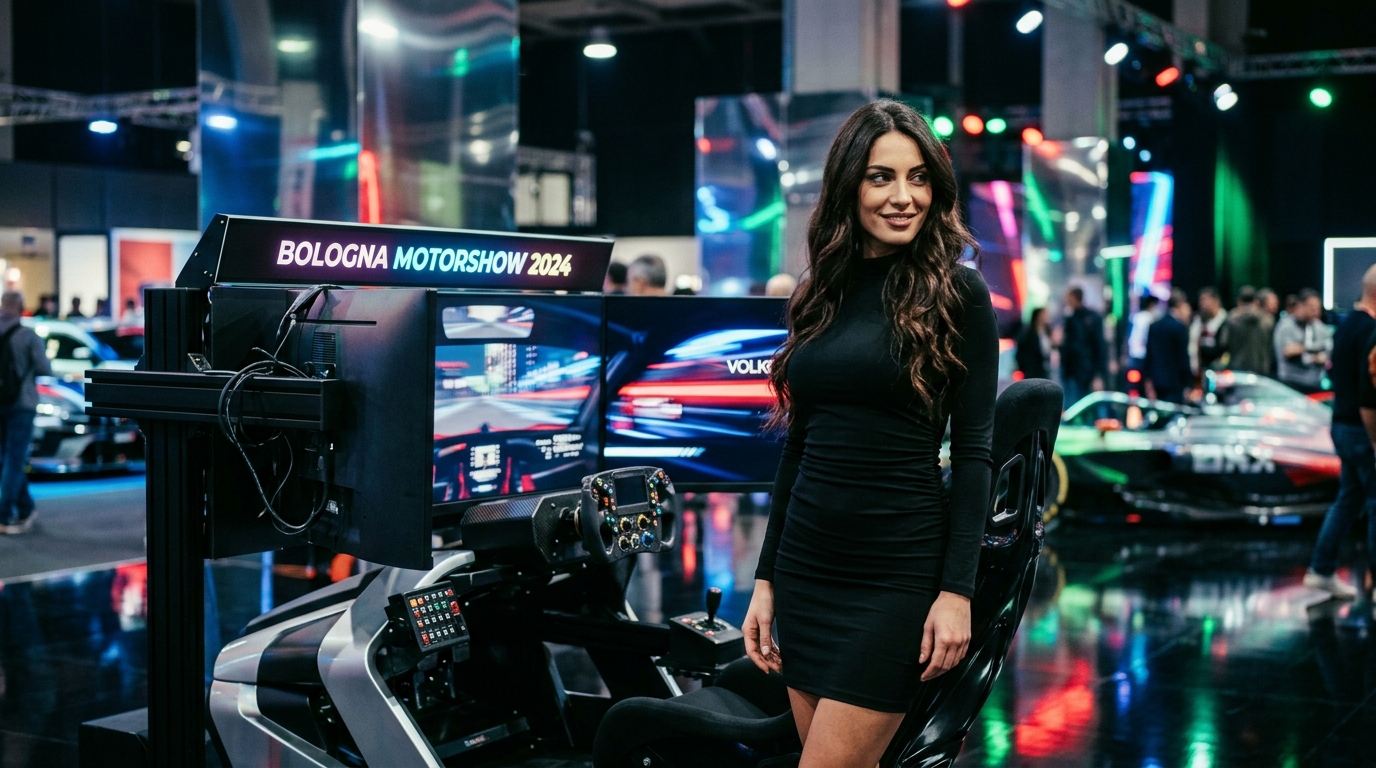 Katya Volkov al Motorshow di Bologna